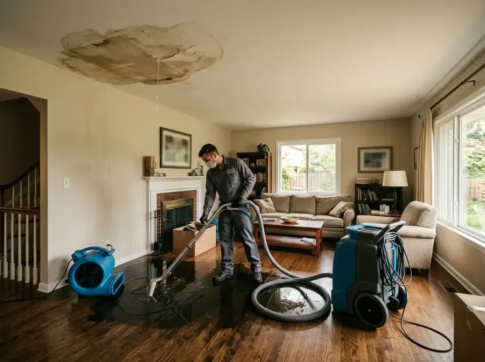 attic-pipe-burst-ceiling-drip-008 — frequently asked questions, Water Damage Restoration & Carpet Care in Arnold, MO